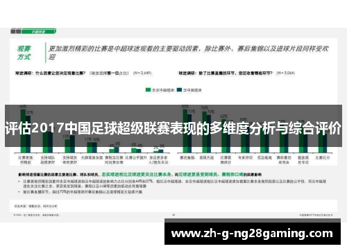 评估2017中国足球超级联赛表现的多维度分析与综合评价