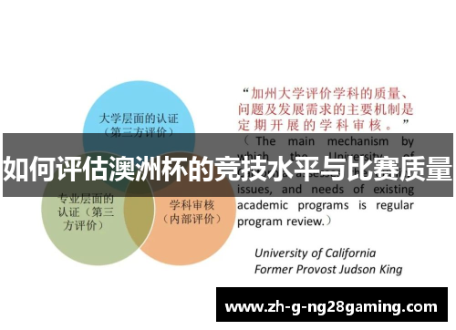 如何评估澳洲杯的竞技水平与比赛质量